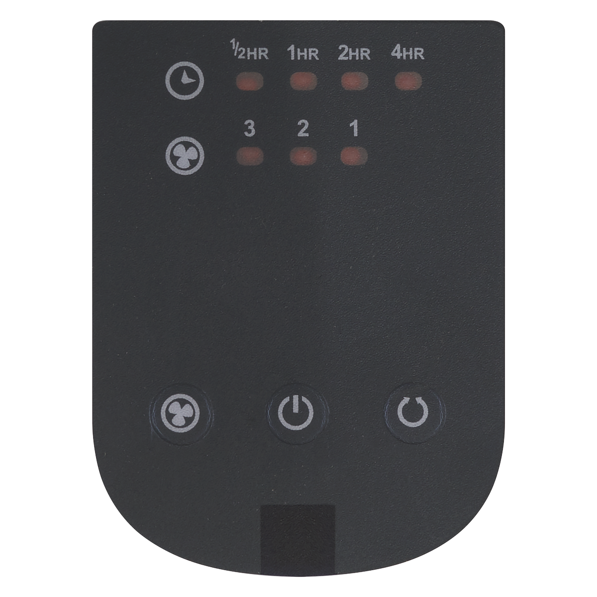 3-Speed Wall Fan with Remote Control 16" 230V