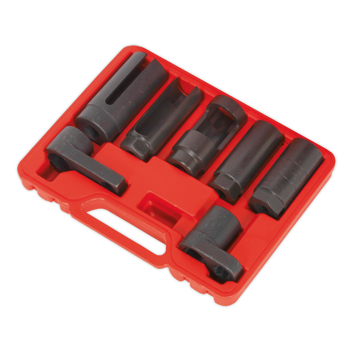 Oxygen Sensor Socket Set 3/8" & 1/2"Sq Drive 7pc