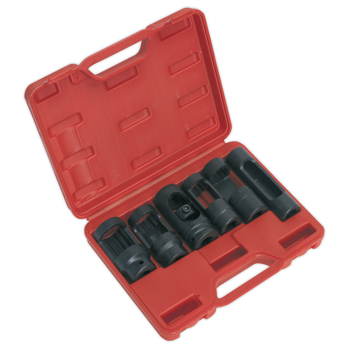 Diesel Injector Window Socket Set 1/2"Sq Drive 6pc