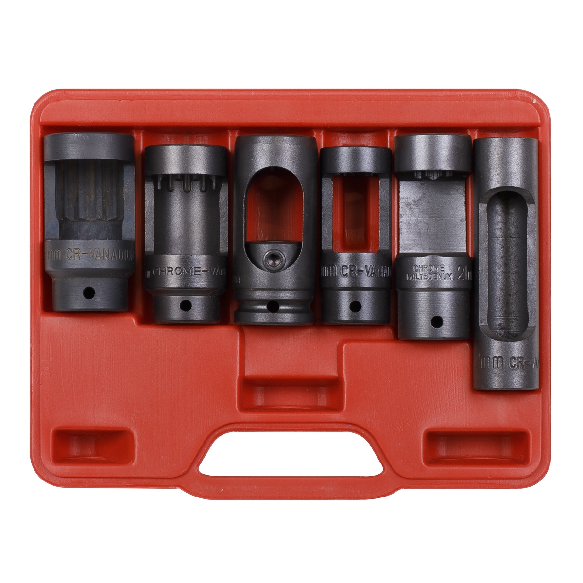 Diesel Injector Window Socket Set 1/2"Sq Drive 6pc