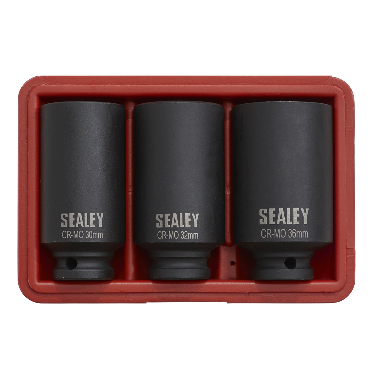 Impact Hub Nut Socket Set 1/2"Sq Drive 12-Point 3pc