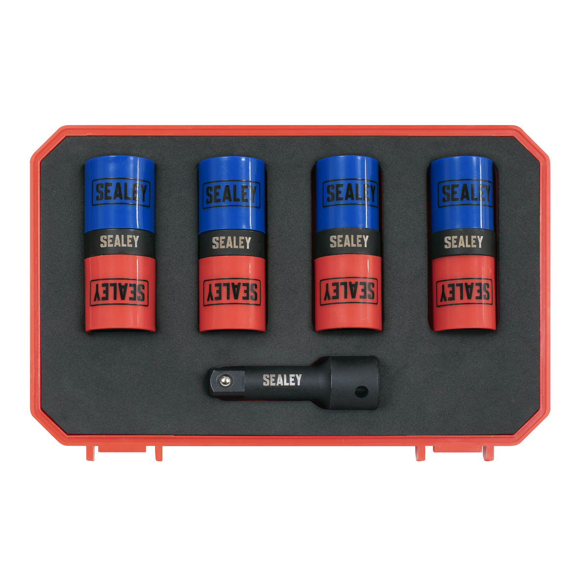 Double Ended Alloy Wheel Impact Socket Set 1/2"Sq Drive 5pc