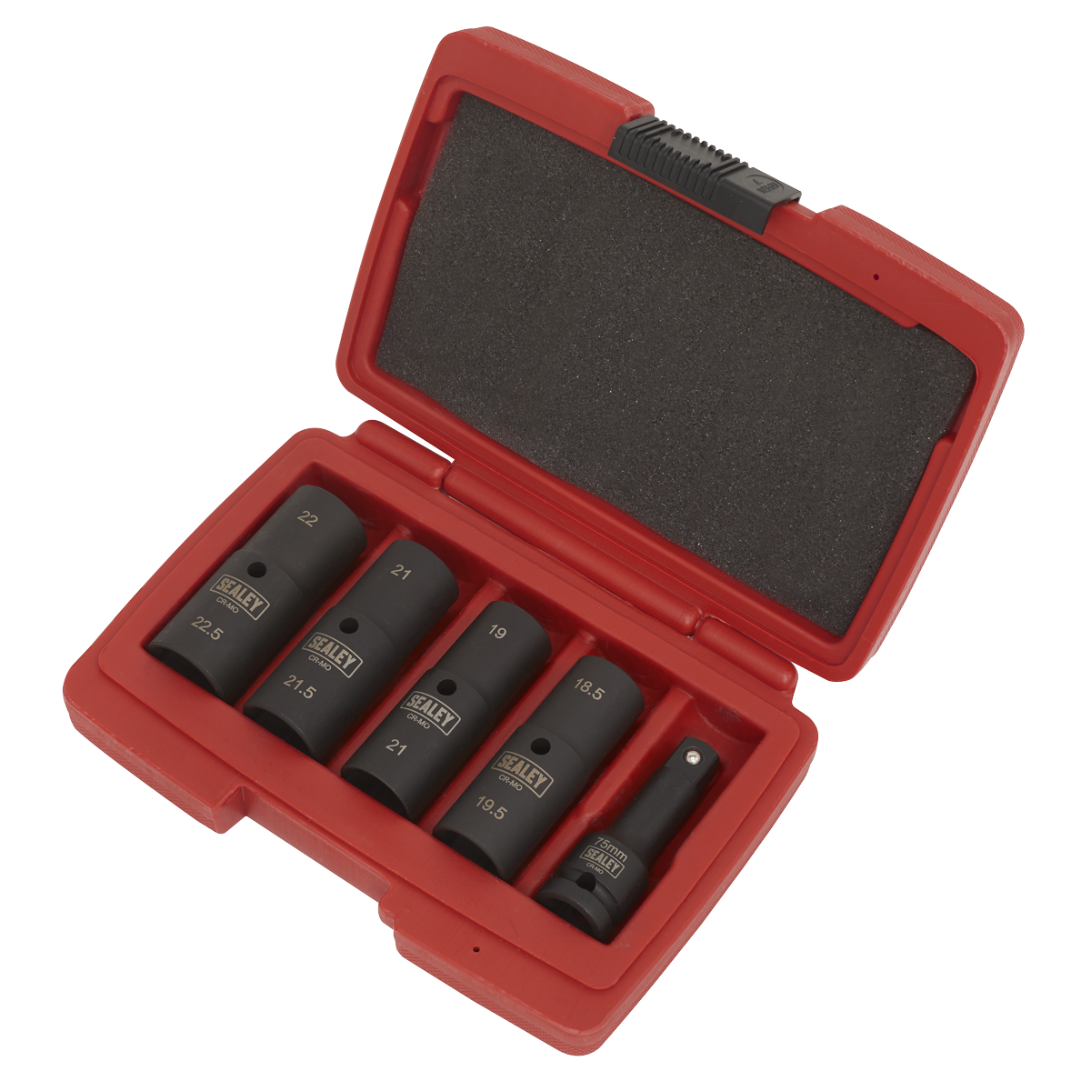Double Ended Impact Socket Set 1/2"Sq Drive 5pc