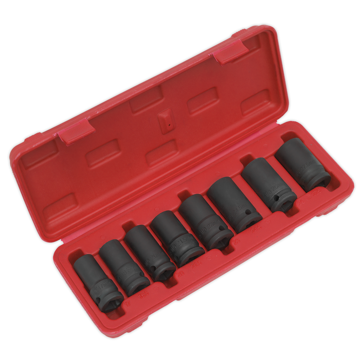 Locking Wheel Nut Removal Set 1/2"Sq Drive 8pc