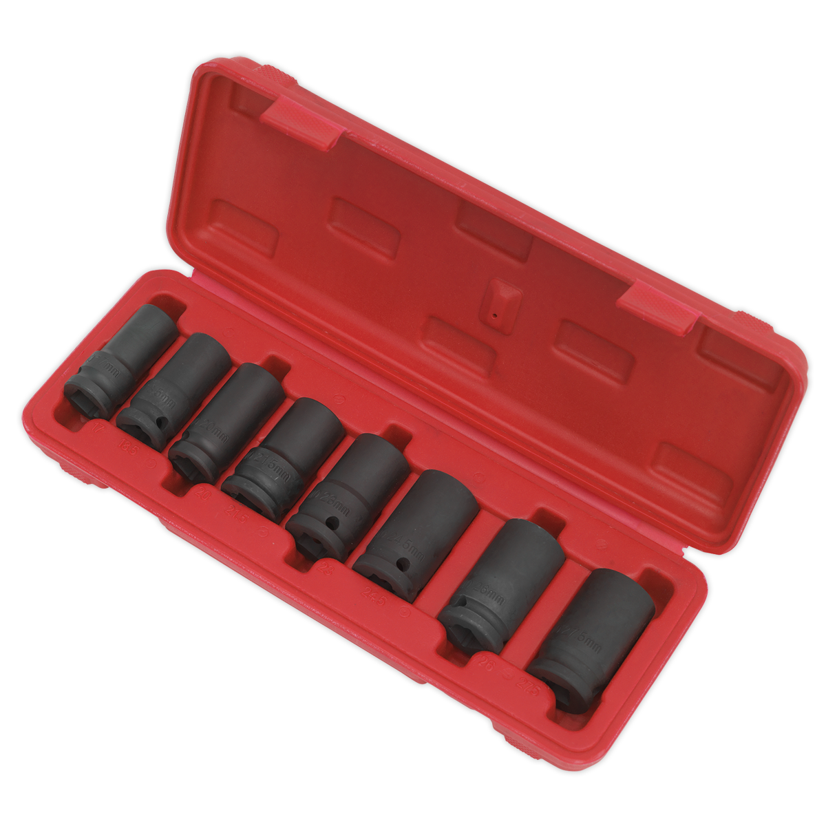 Locking Wheel Nut Removal Set 1/2"Sq Drive 8pc