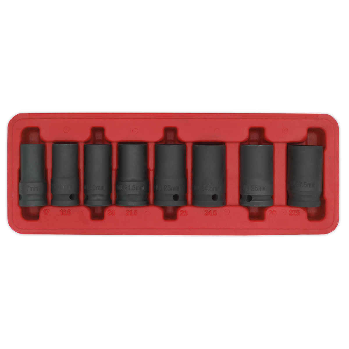Locking Wheel Nut Removal Set 1/2"Sq Drive 8pc