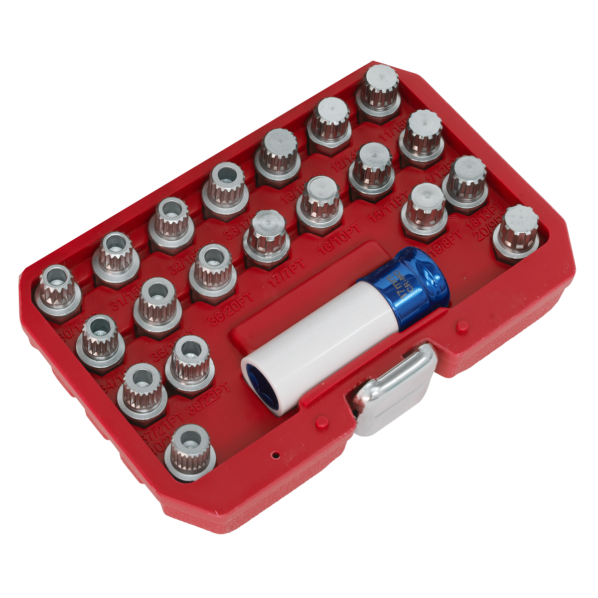 Locking Wheel Nut Key Set for BMW & Mini 21pc