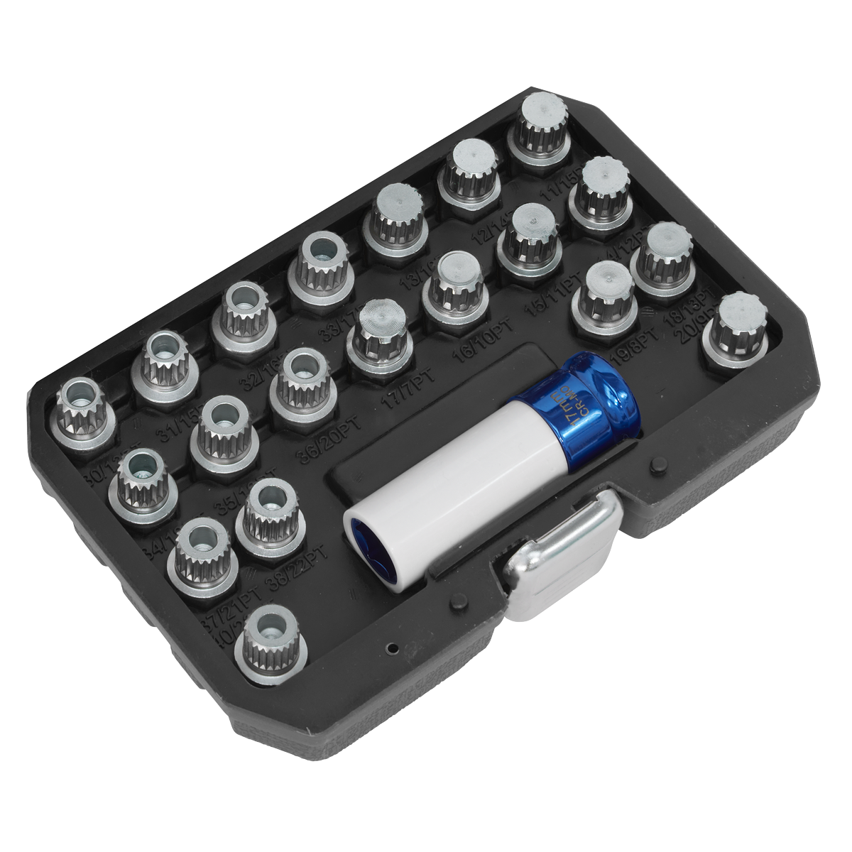 Locking Wheel Nut Key Set for BMW & Mini 21pc