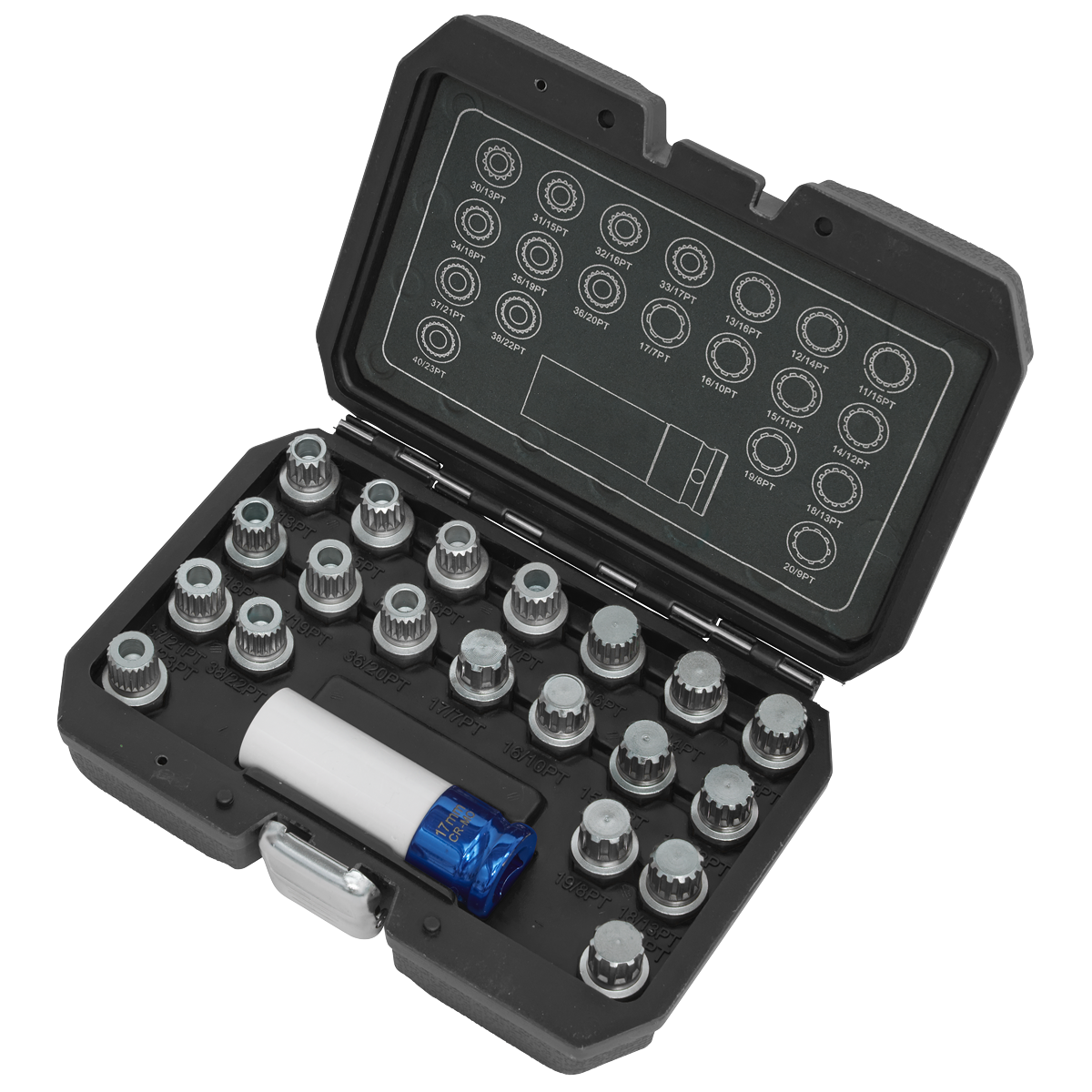 Locking Wheel Nut Key Set for BMW & Mini 21pc