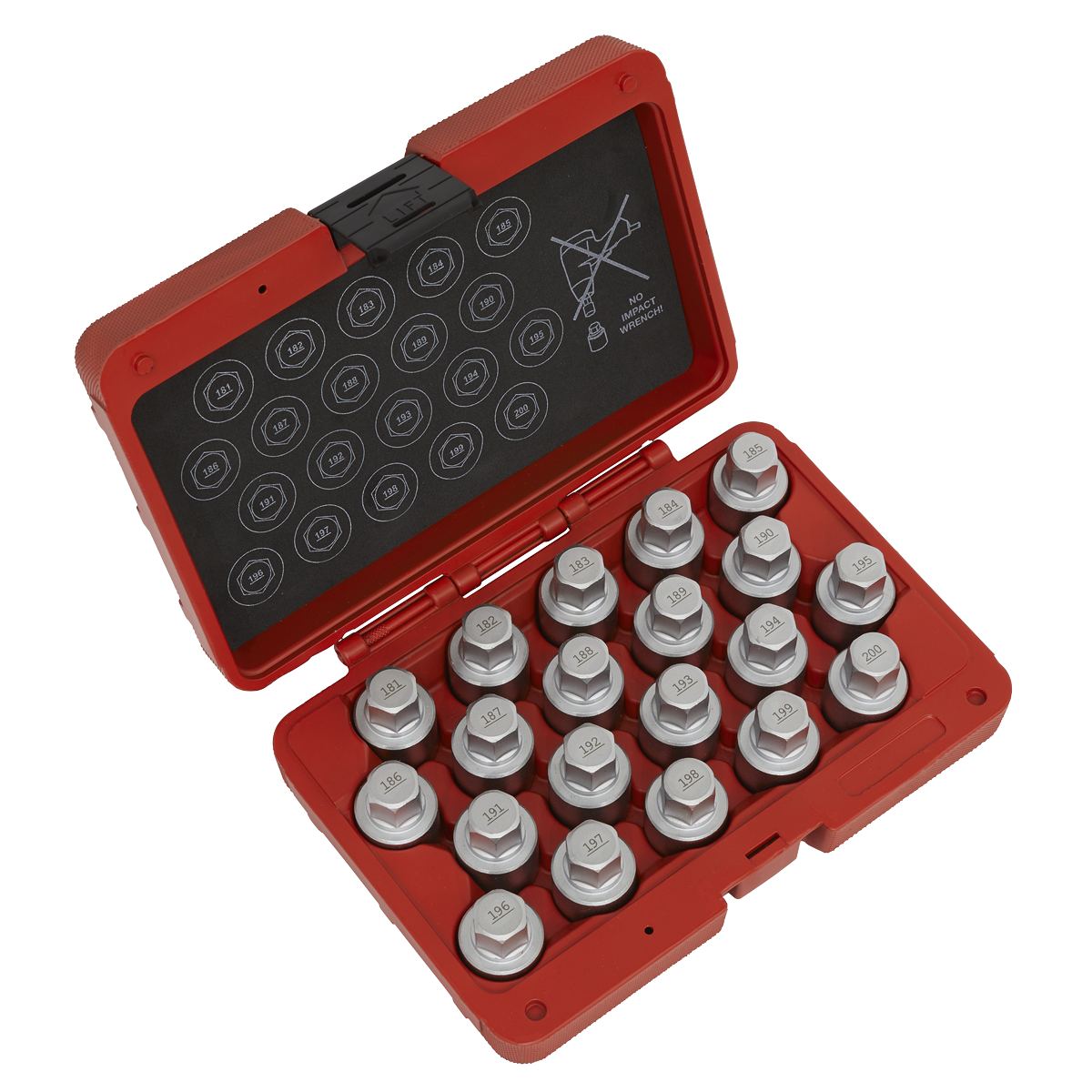 Locking Wheel Nut Key Set for Vauxhall-C 20pc