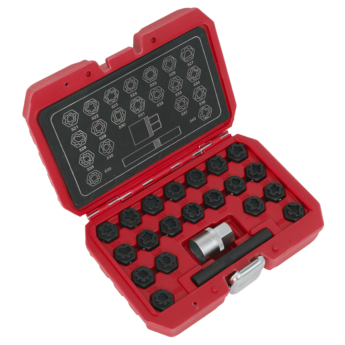 Locking Wheel Nut Key Set for VAG 22pc