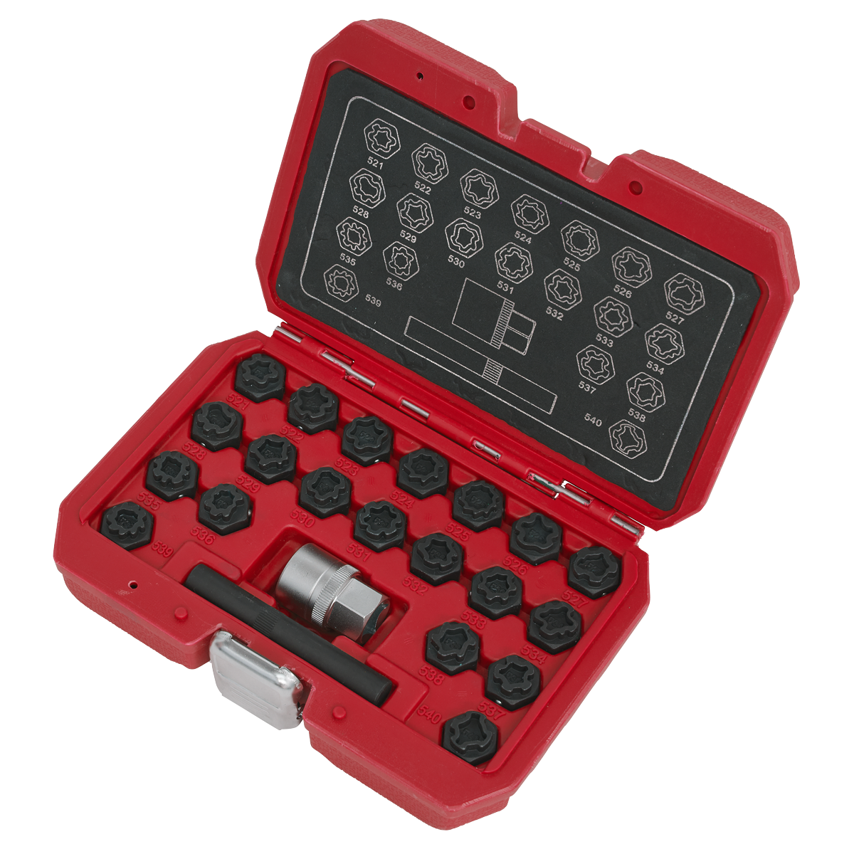 Locking Wheel Nut Key Set for VAG 22pc