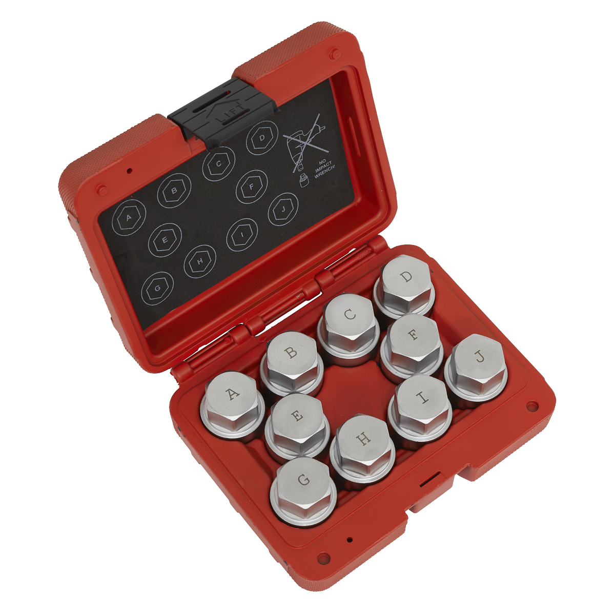 Locking Wheel Nut Key Set for Land Rover 10pc