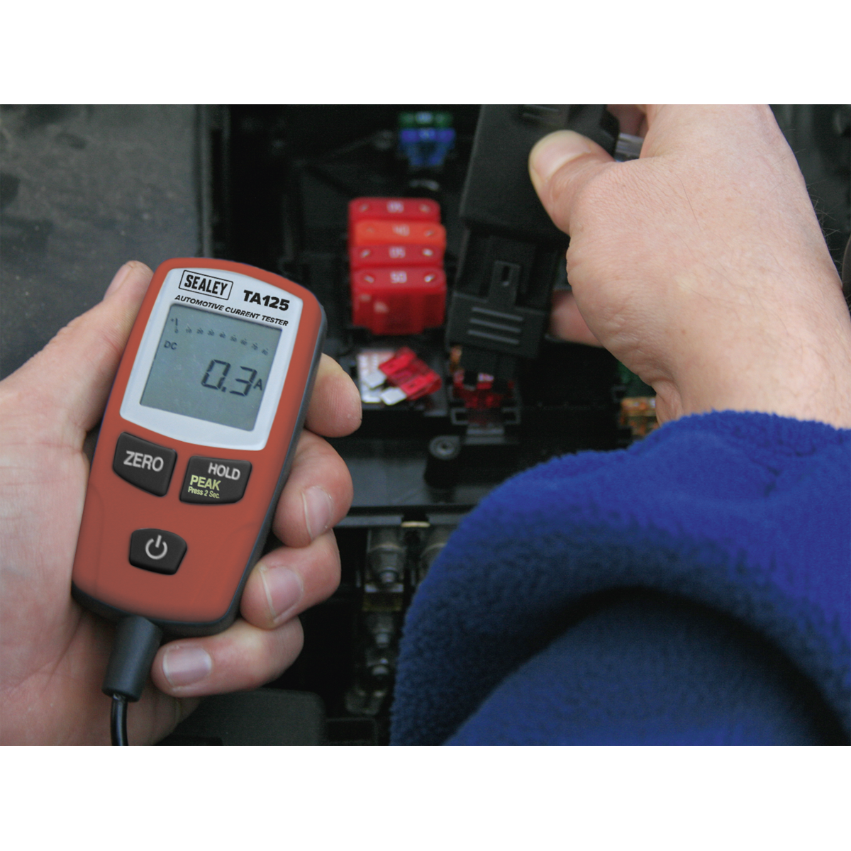 Automotive Current Tester Mini, Standard & Maxi Blade Fuses 80A