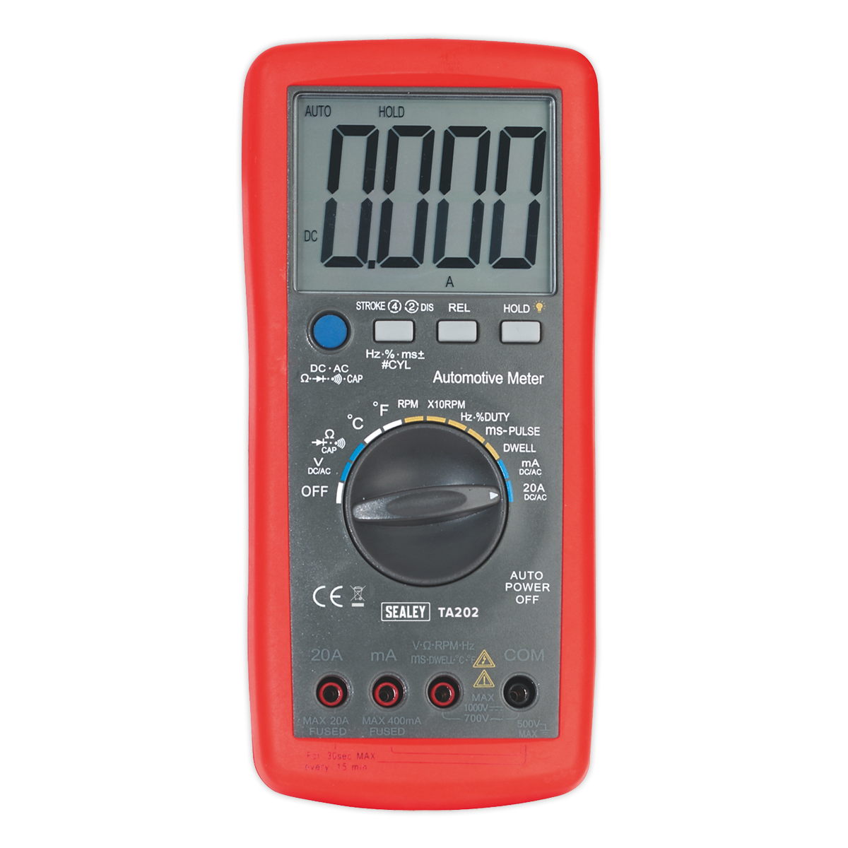 14-Function Digital Automotive Multimeter with Inductive Coupler
