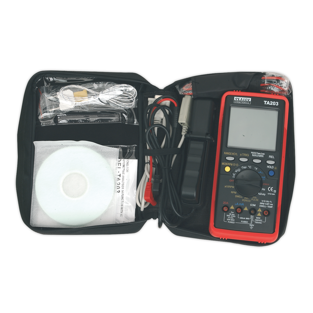 15-Function Digital Automotive Multimeter with Bar Graph/PC Link