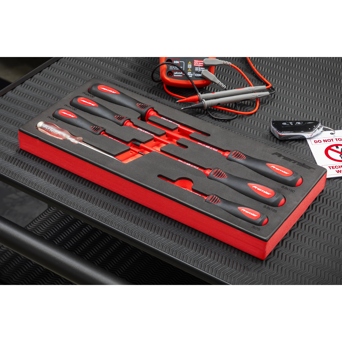 Premier Insulated Screwdriver Set 7pc - VDE Approved