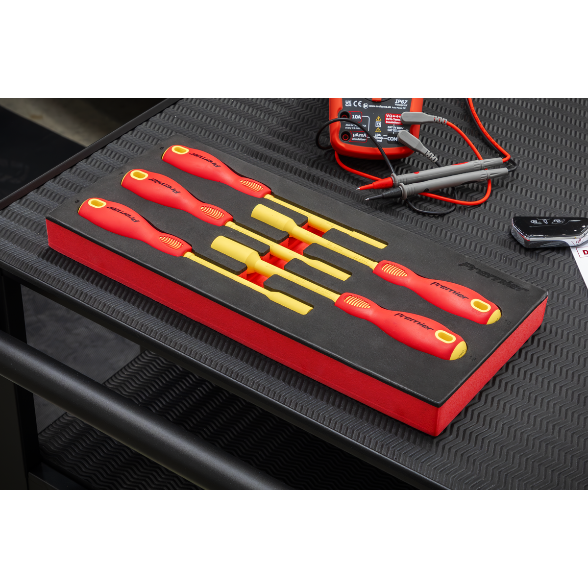 Premier Insulated Nut Driver Set with Tool Tray 5pc - VDE Approved