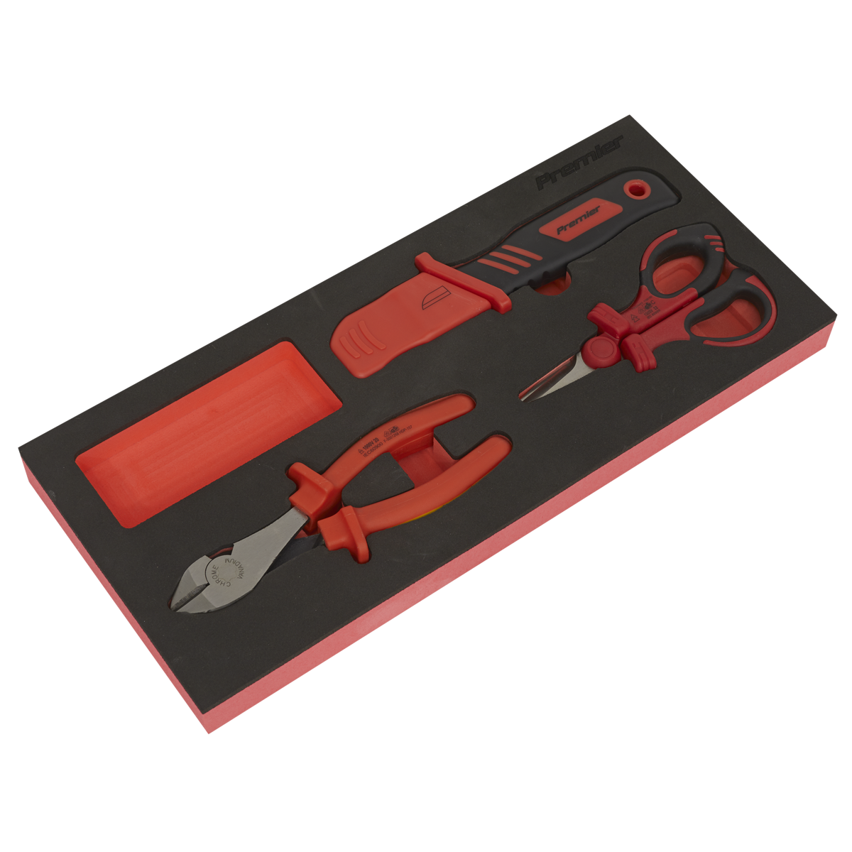 Insulated Tool Kit with 7 Drawer Rollcab 63pc