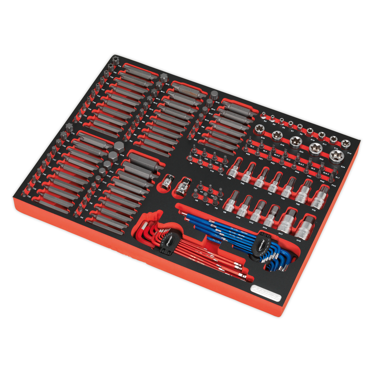 Superline PRO® Tool Chest Combination 23 Drawer with 446pc Tool Kit - Black