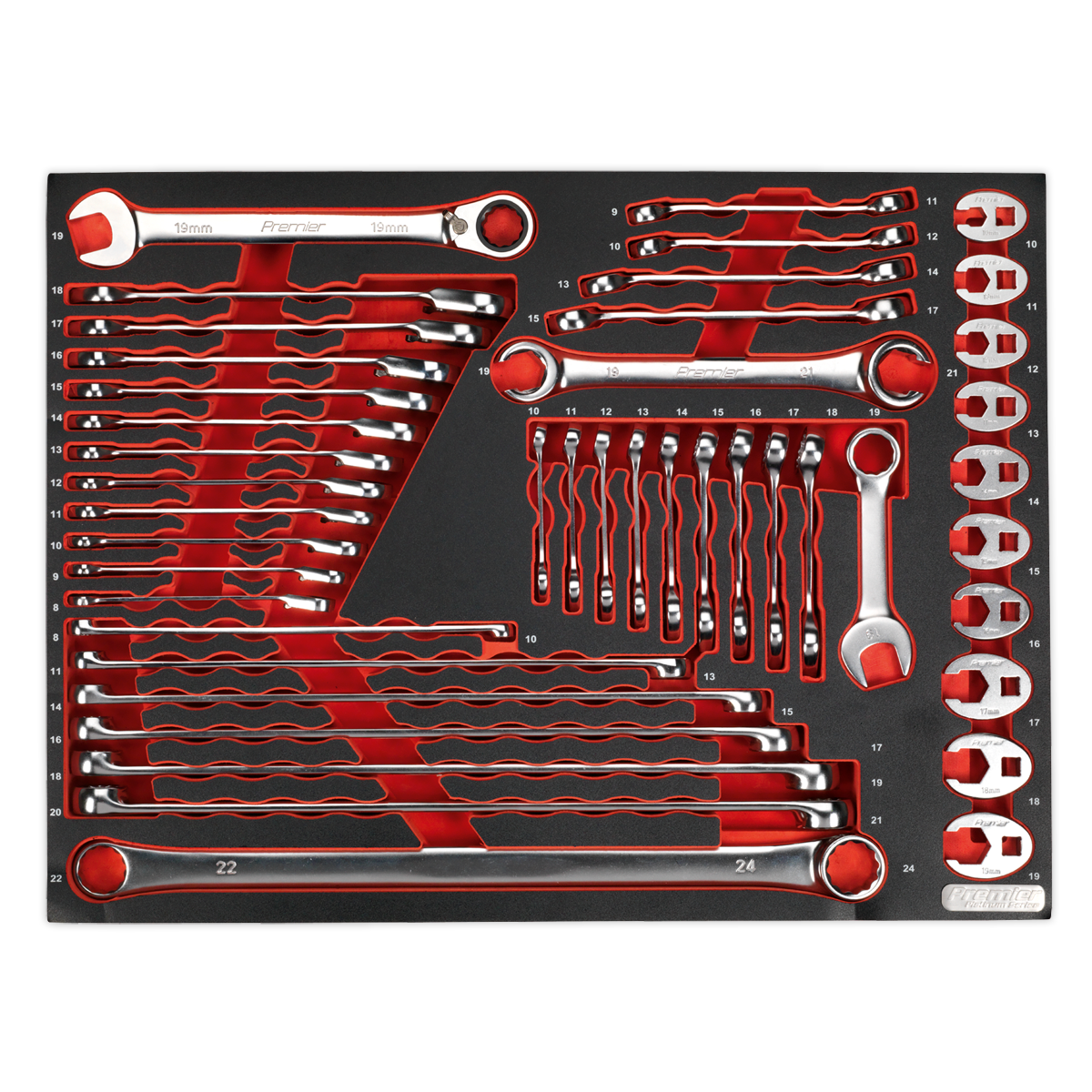 Premier Platinum Specialised Spanner Set with Tool Tray 44pc