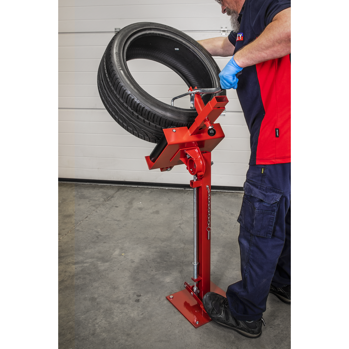 Manual Tyre Spreader with Stand