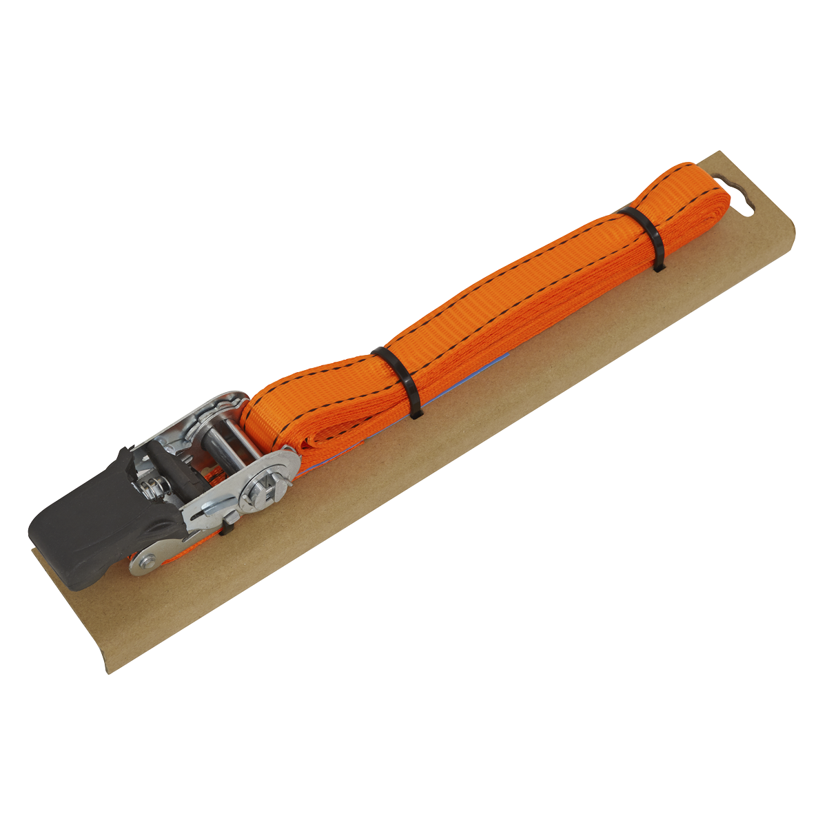 Ratchet Strap Polyester Webbing with Corner Protector 25mm x 5m 600kg Breaking Strength
