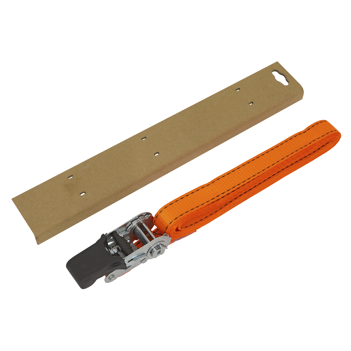 Ratchet Strap Polyester Webbing with Corner Protector 25mm x 5m 600kg Breaking Strength