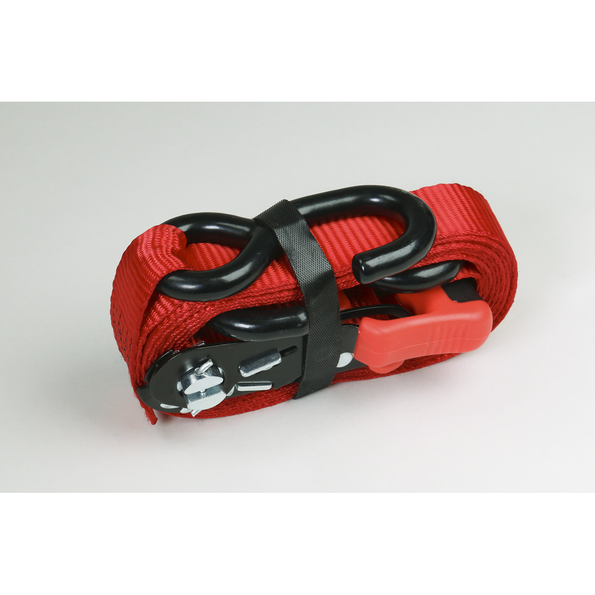 Slide Ratchet Strap Polyester Webbing with S-Hooks 32mm x 3m 1200kg Breaking Strength