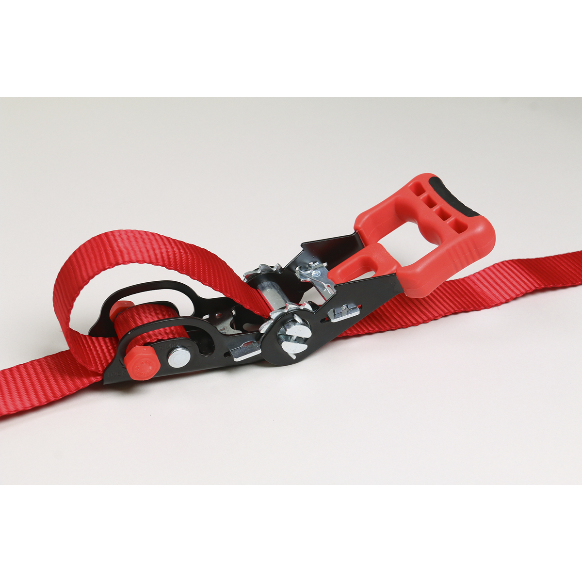 Slide Ratchet Strap Polyester Webbing with S-Hooks 32mm x 3m 1200kg Breaking Strength