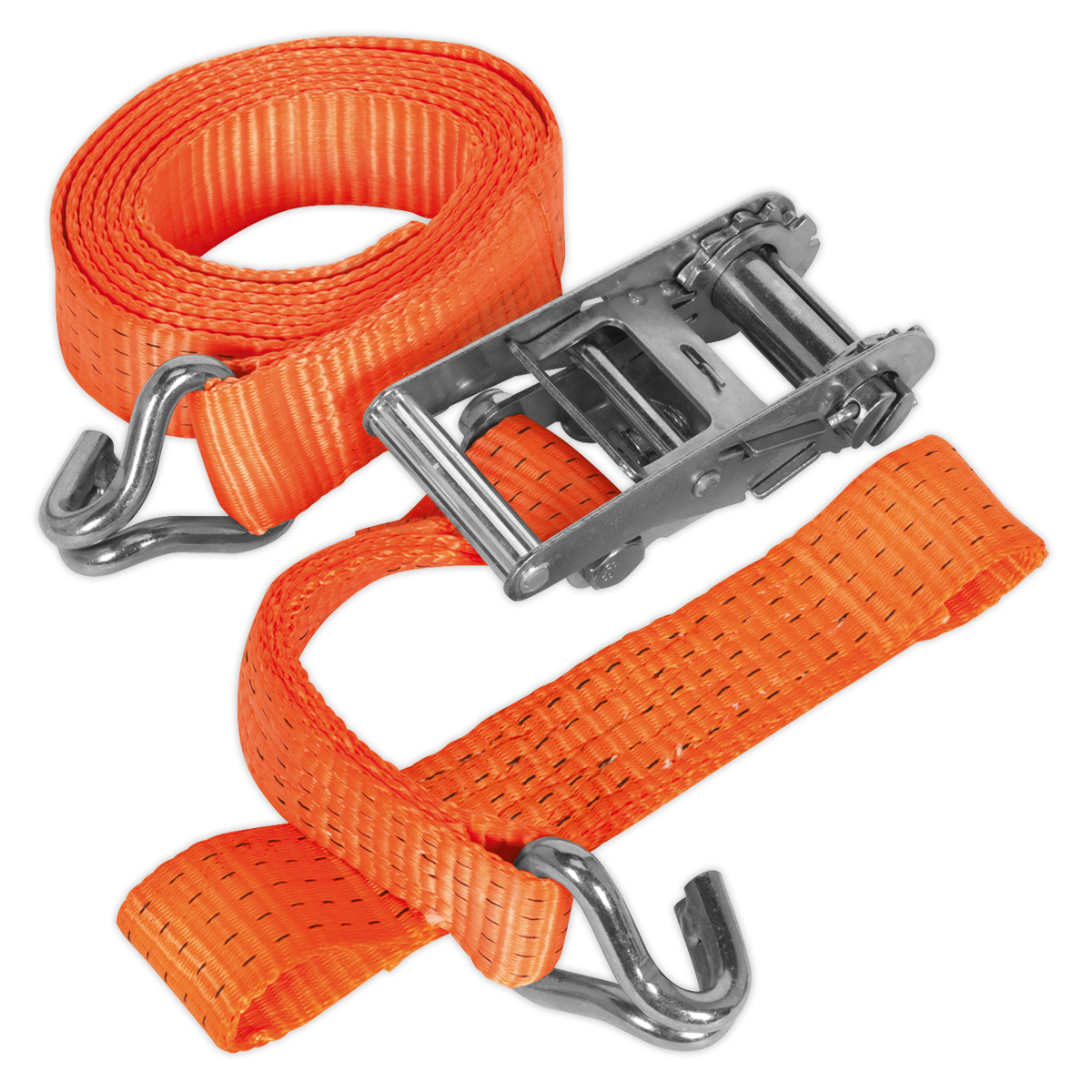 Alloy Wheel Car Transporter Ratchet Strap 50mm x 3m 5000kg Breaking Strength