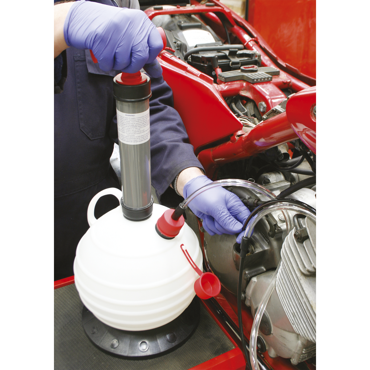 Manual Vacuum Oil & Fluid Extractor Pump 5.5L