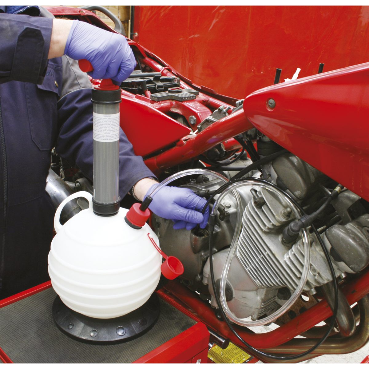 Manual Vacuum Oil & Fluid Extractor Pump 5.5L