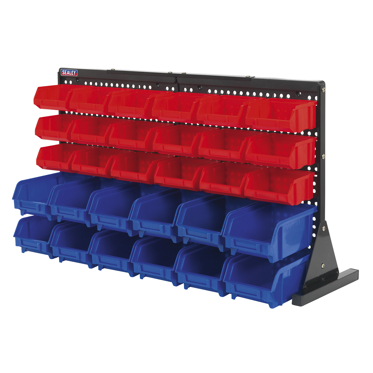 Bench Mounting Bin Storage System with 30 Bins