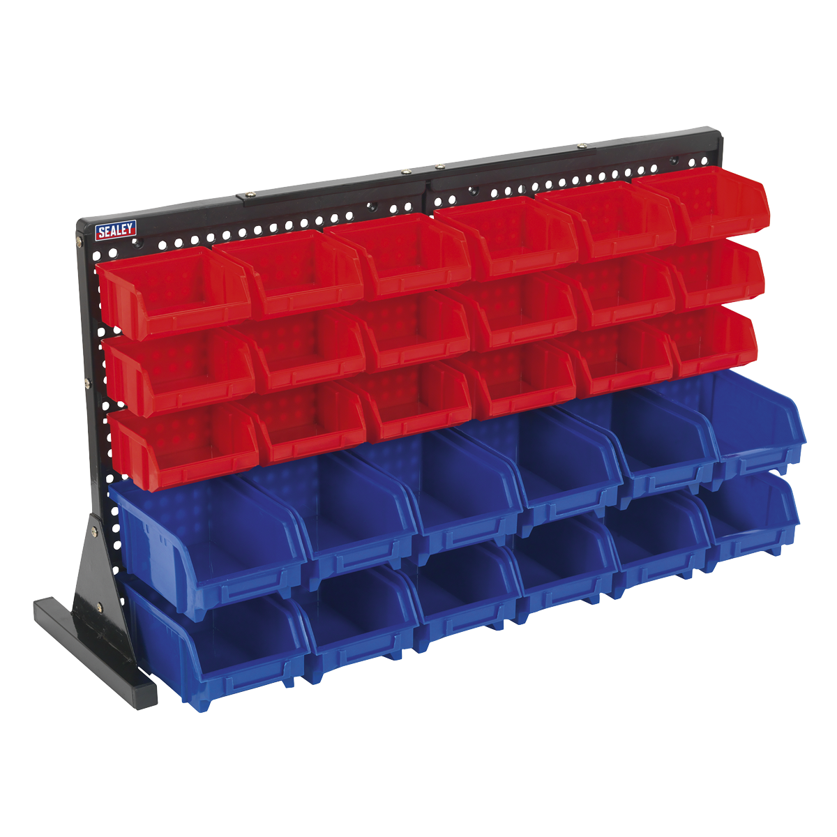 Bench Mounting Bin Storage System with 30 Bins