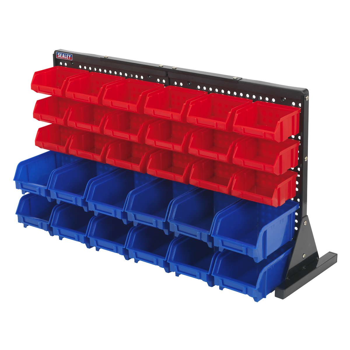 Bench Mounting Bin Storage System with 30 Bins