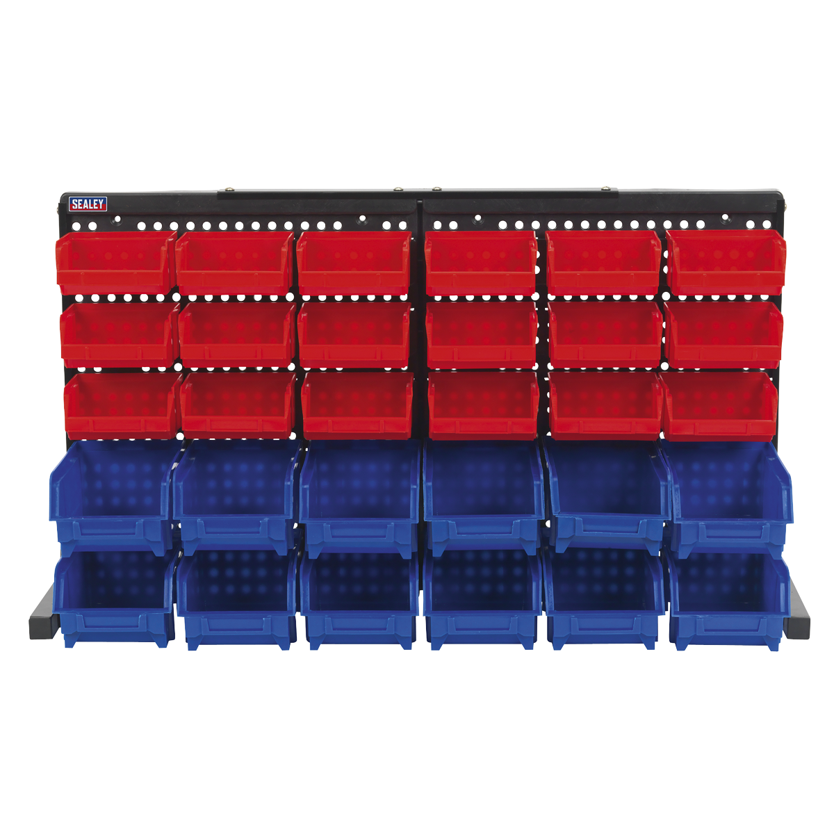 Bench Mounting Bin Storage System with 30 Bins