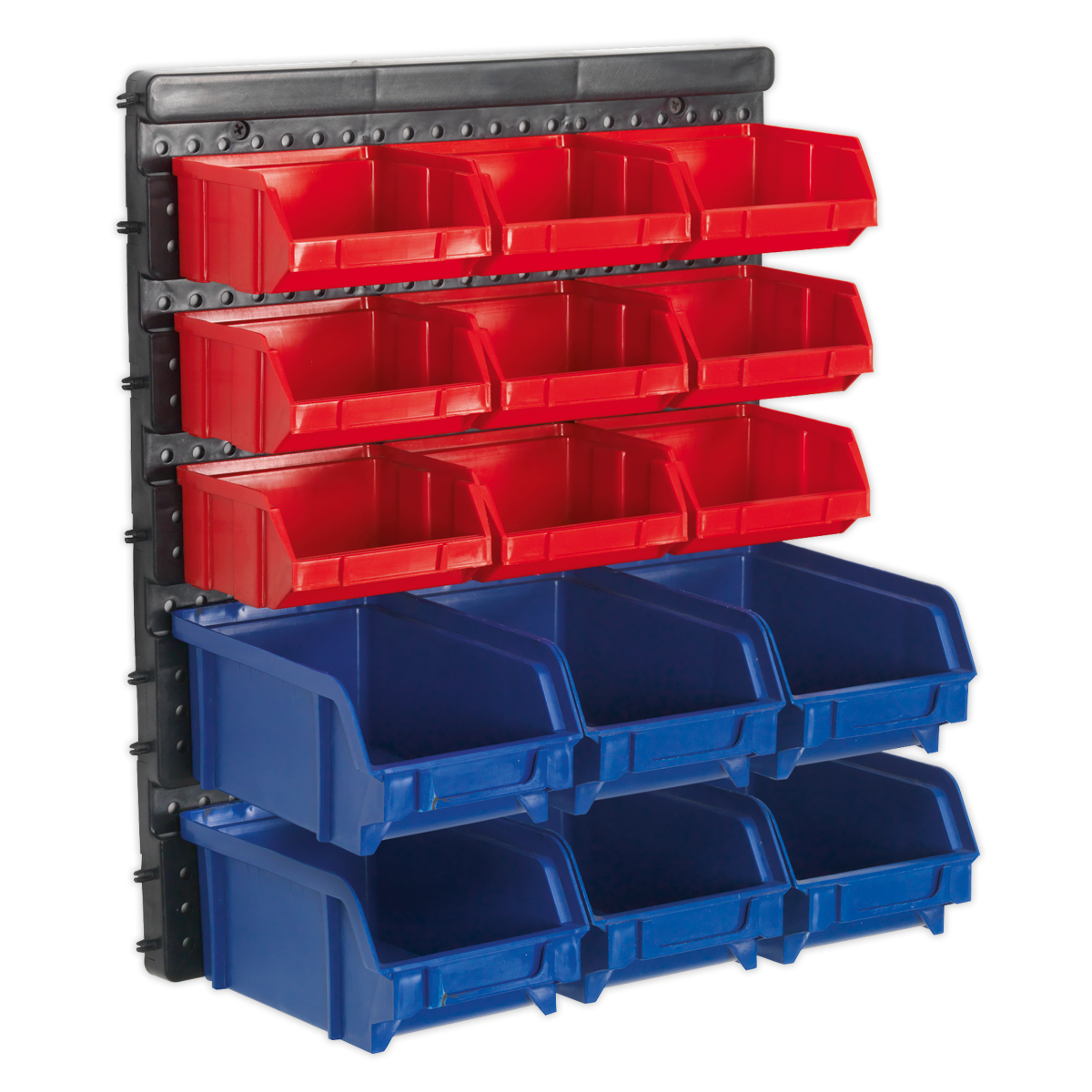 Wall Mounting Bin Storage System with 15 Bins