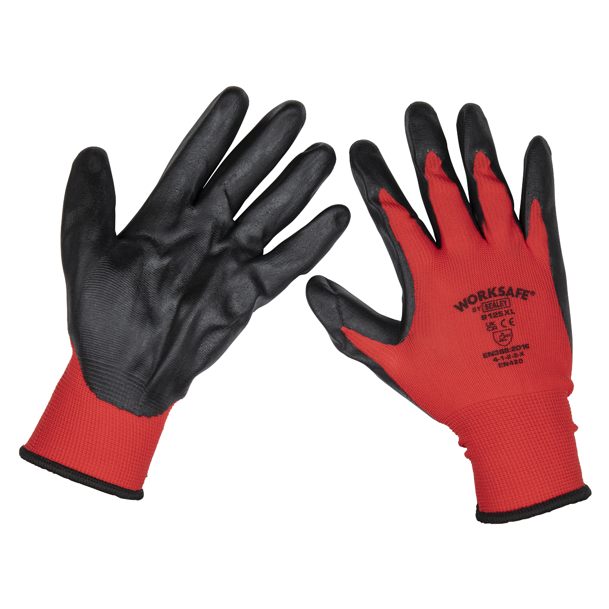 Worksafe® Nitrile Foam Gloves - Pack of 6 Pairs