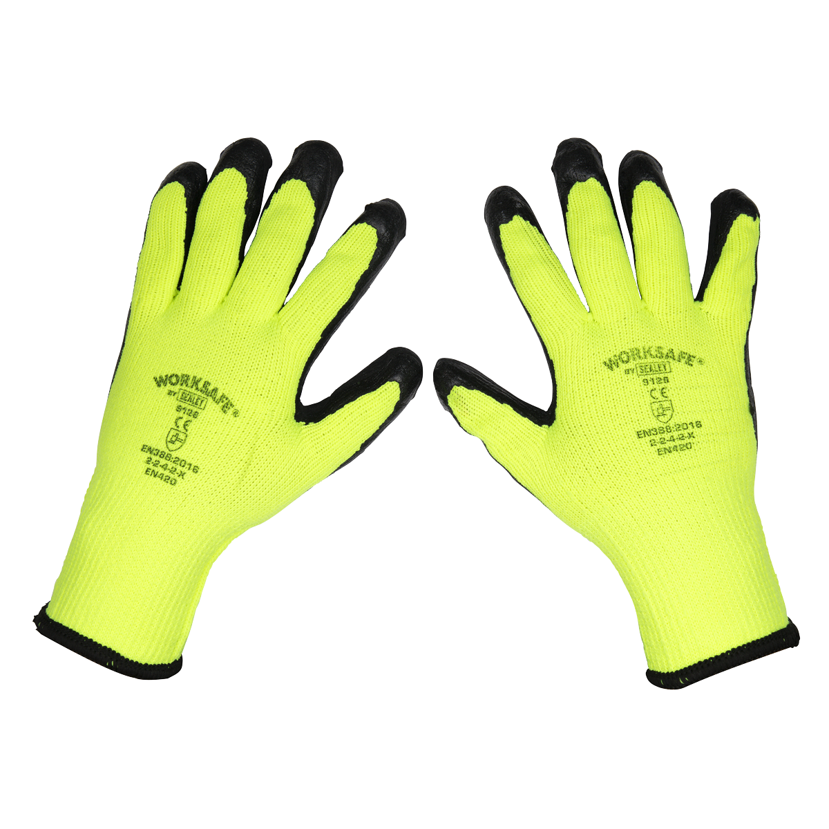 Worksafe® Thermal Super Grip Gloves, Large - Pack of 6 Pairs