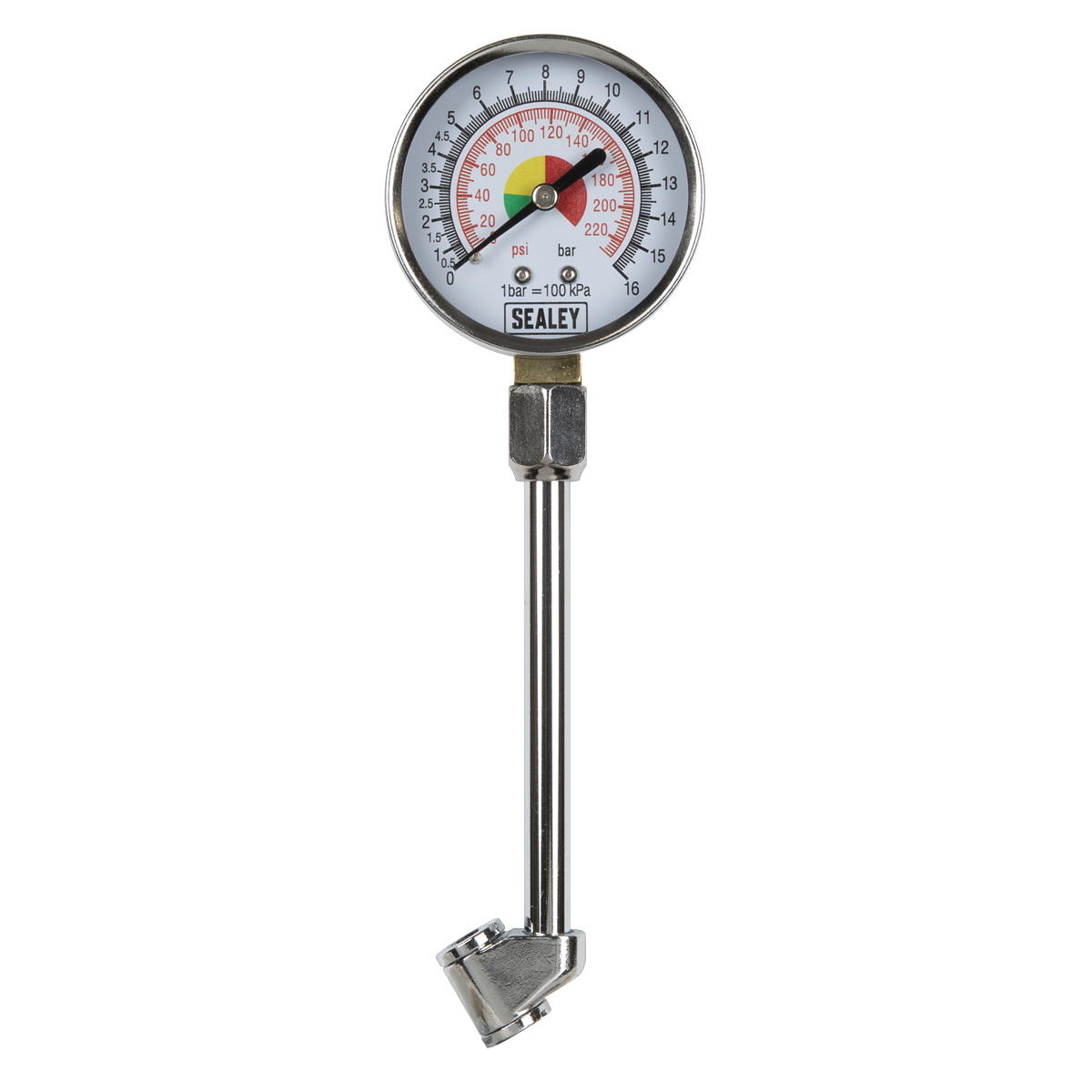 Twin Connector Tyre Pressure Gauge