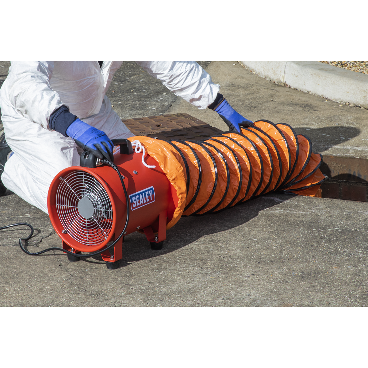 Portable Ventilator with 5m Ducting 250mm