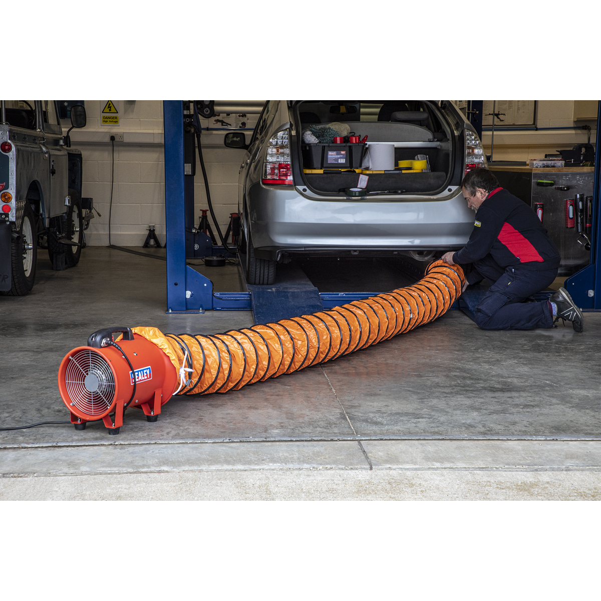 Portable Ventilator with 5m Ducting 250mm