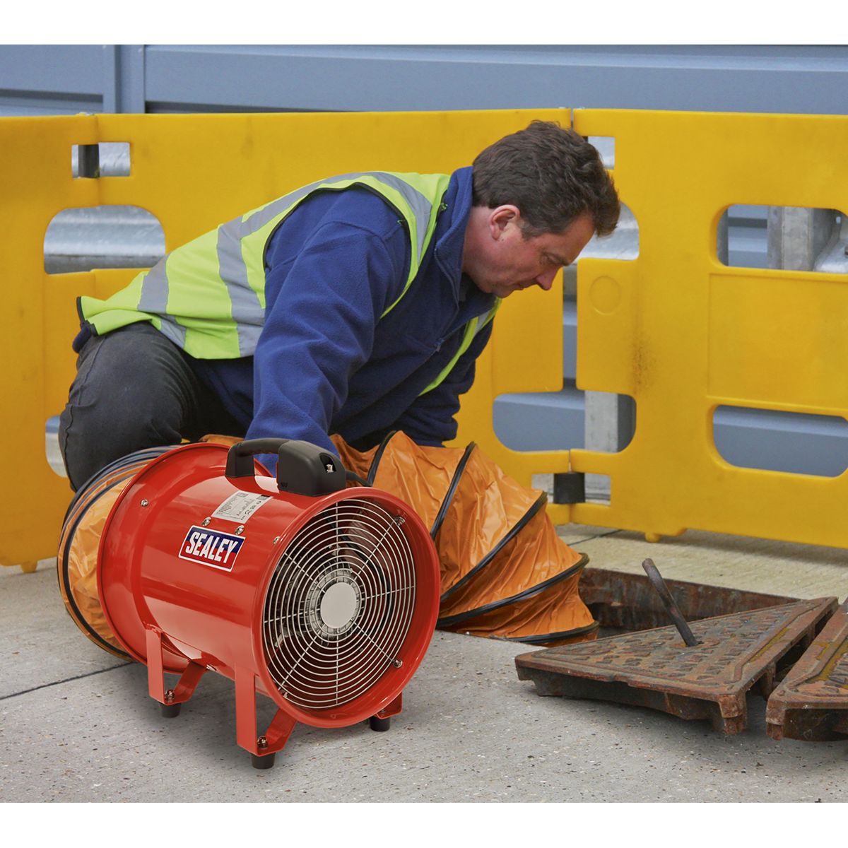 Portable Ventilator with 5m Ducting 300mm