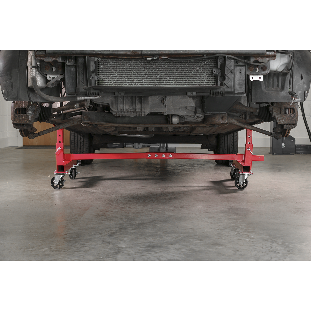 Adjustable 2-Post Vehicle Moving Dolly 900kg Capacity