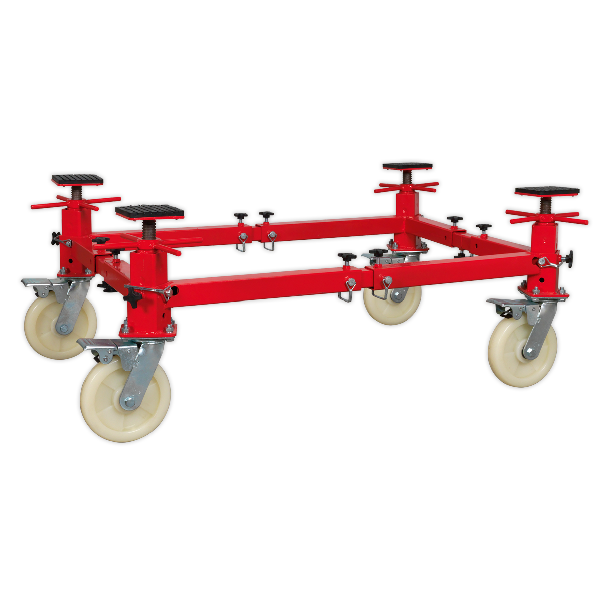 Adjustable 4-Post Vehicle Moving Dolly 900kg Capacity