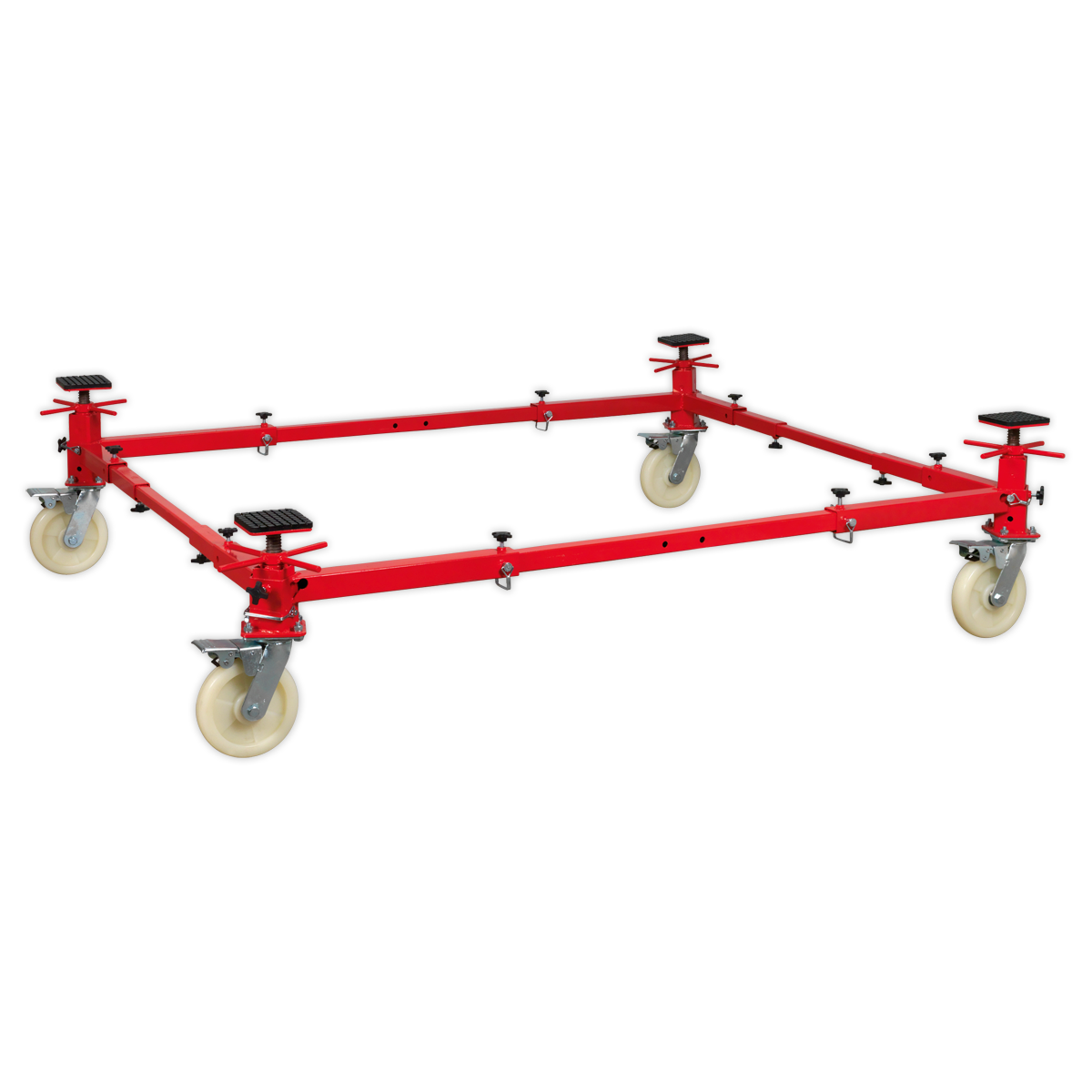 Adjustable 4-Post Vehicle Moving Dolly 900kg Capacity