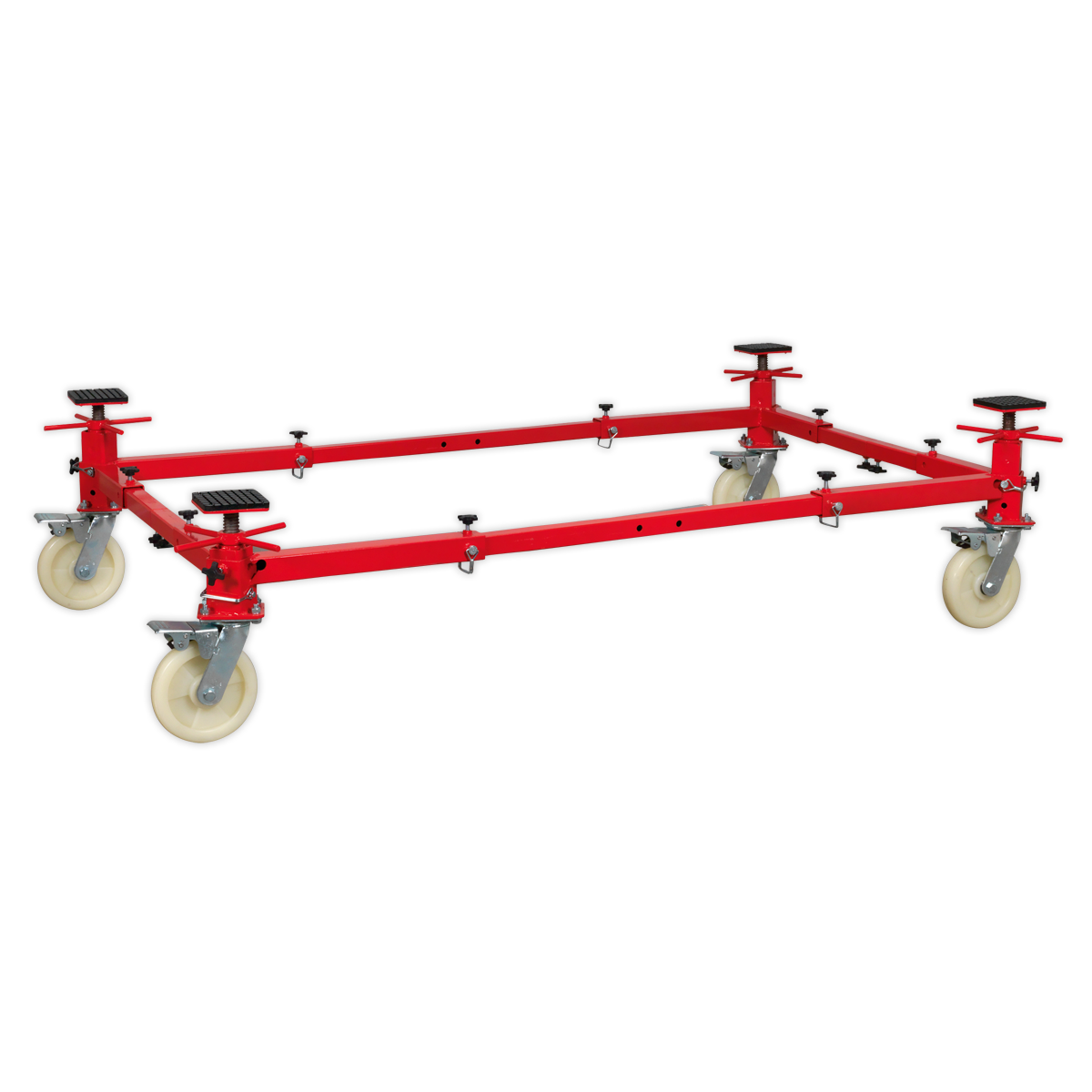 Adjustable 4-Post Vehicle Moving Dolly 900kg Capacity