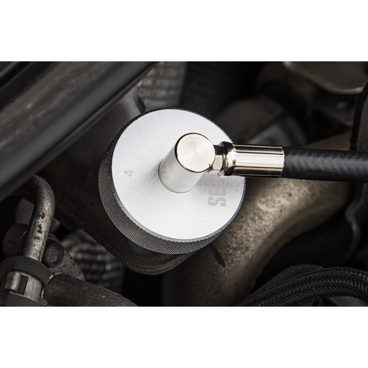 Brake Pressure Bleeder Cap 45mm & Connector With Hose 90°