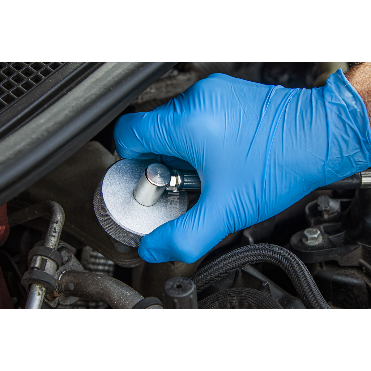 Brake Pressure Bleeder Cap 45mm & Connector With Hose 90°